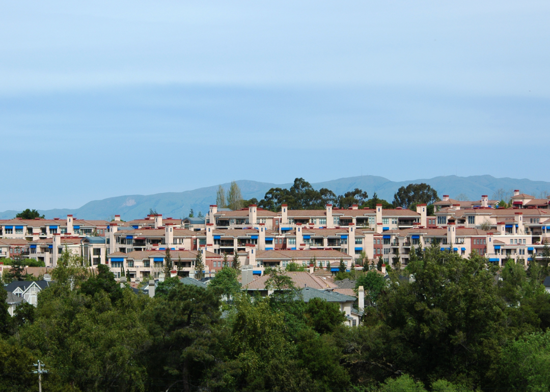 Hillside housing development in Los Altos