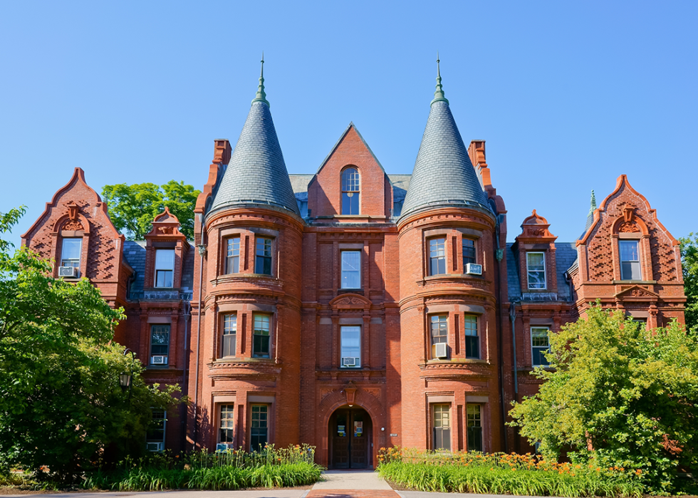 Billing Hall on the campus of Wellesley College.