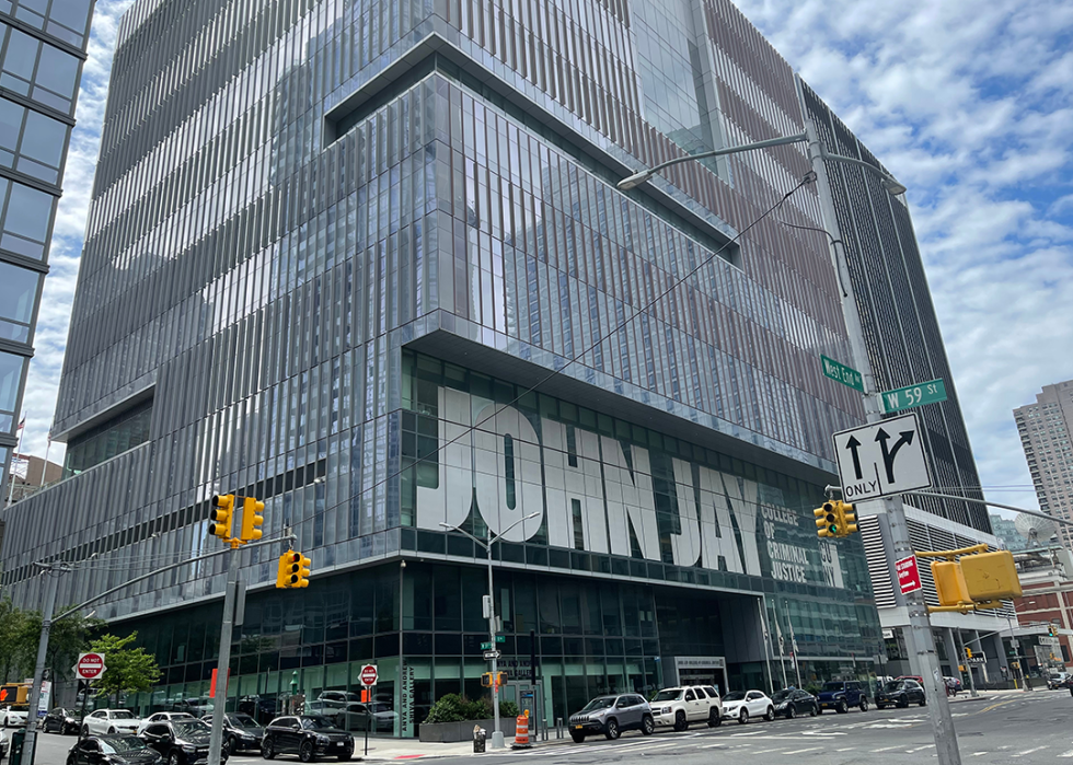 Street view of John Jay College building.