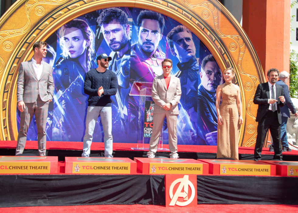 The cast of "Avengers: Endgame" at Grauman's at the TLC Chinese Theater.