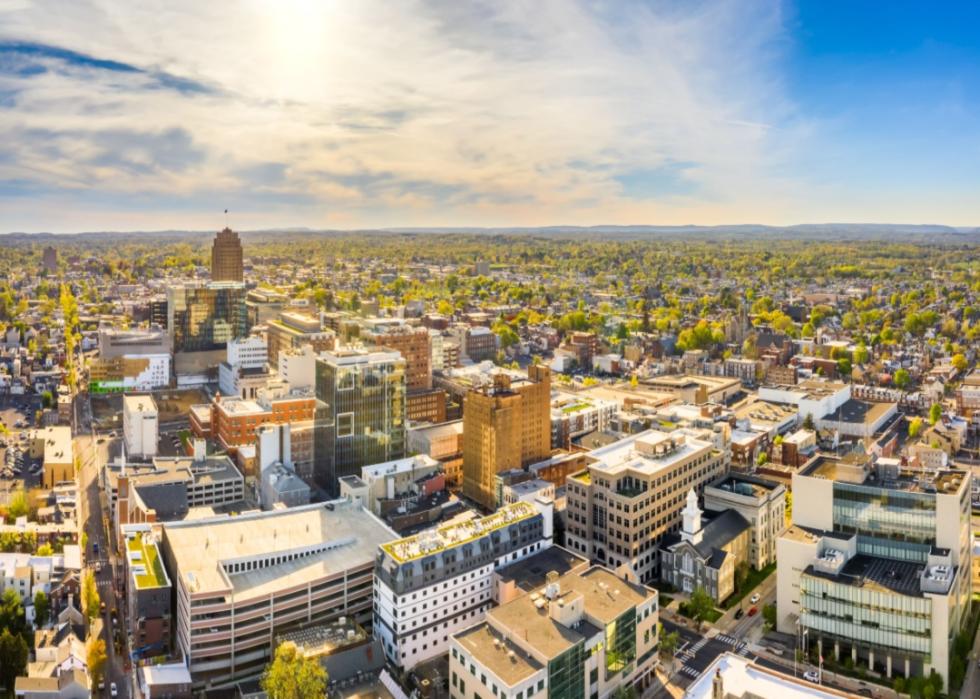 An aerial view of Allentown.