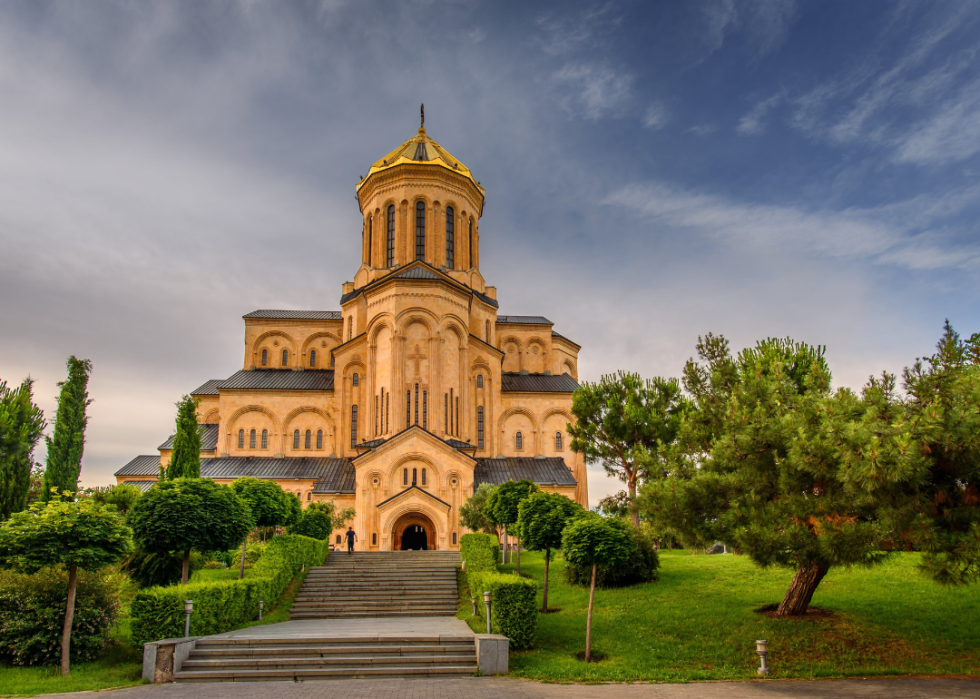 A cathedral in rural Georgia.