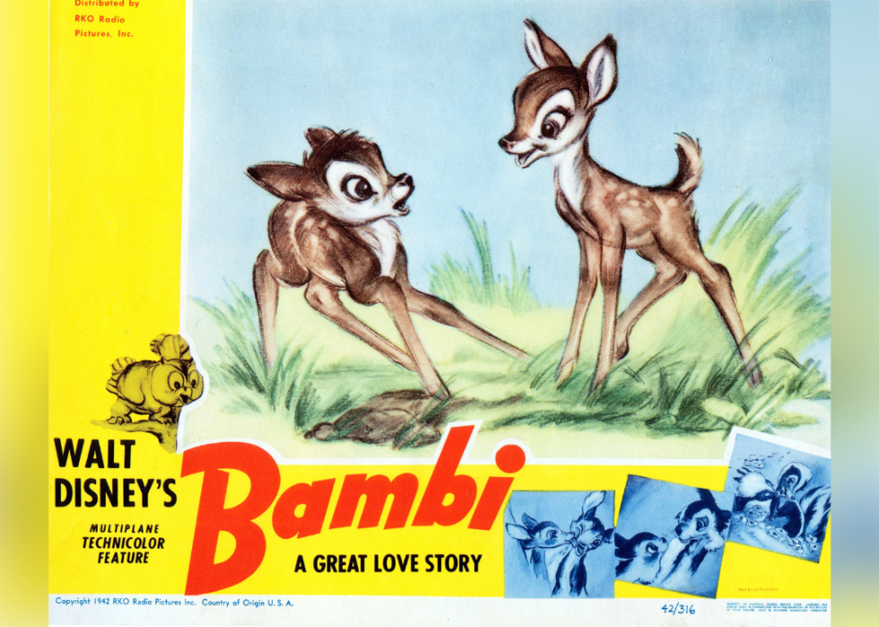 Bambi, lobbycard, 1942.