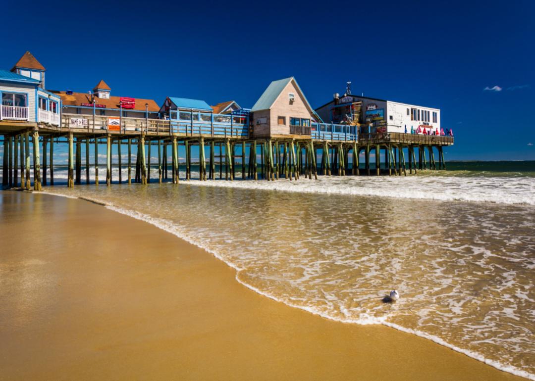 A pier in Old Orchard Beach.