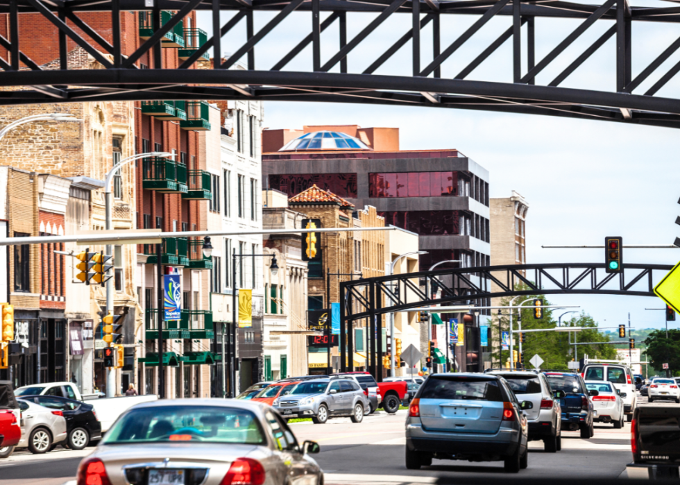 Downtown Topeka.