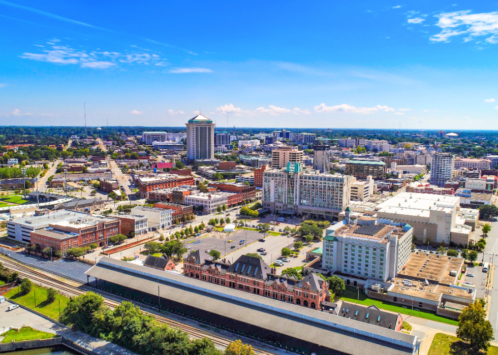 An aerial view of Montgomery.