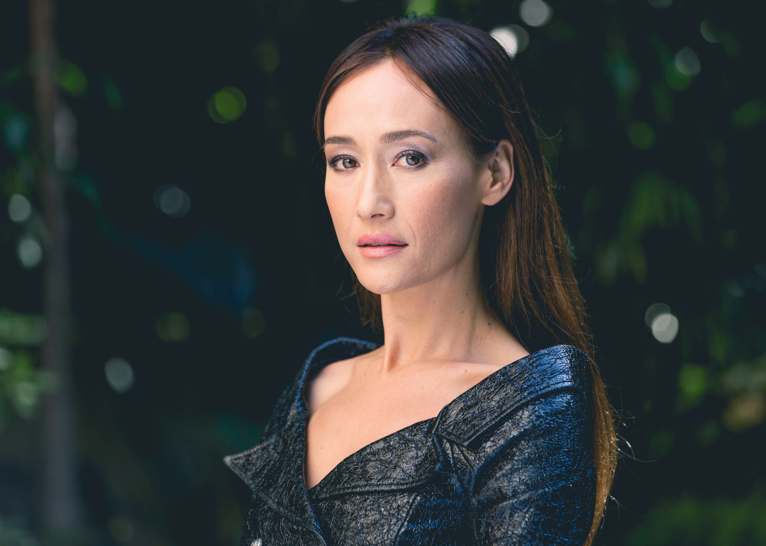 Actress Maggie Q poses for a photo at the Four Seasons Hotel Los Angeles in