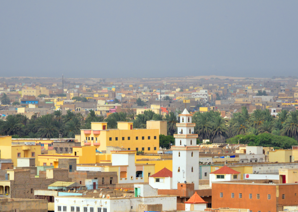 Skyline of Nouakchott ,Mauritania.