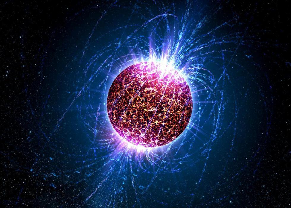 Artist's illustration of an 'isolated neutron star'