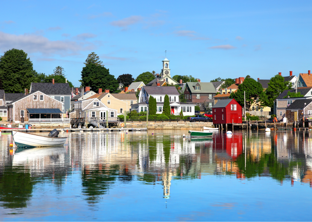 Portsmouth, New hampshire as seen from the water