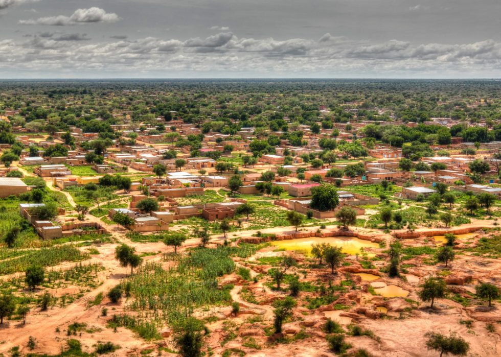 Panoramic view of Dogondoutchi, Niger.