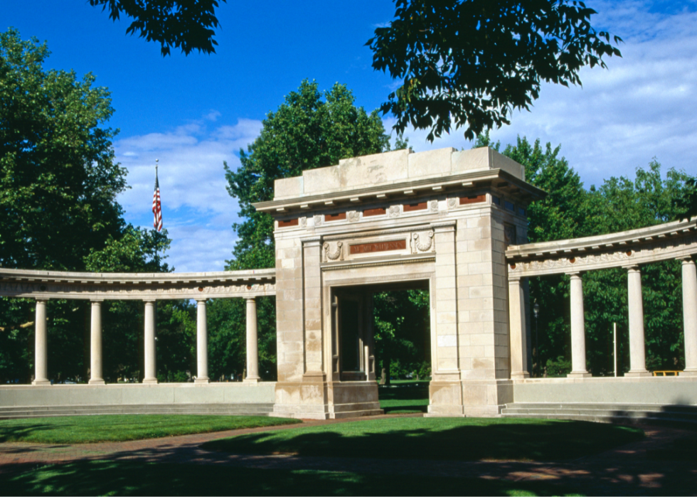 Memorial Arch at Oberlin College.