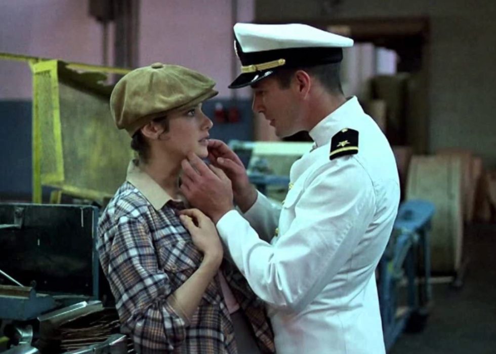 Debra Winger and Richard Gere in "An Officer and a Gentleman"