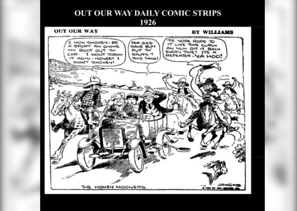 Out Our Way Daily Comic Strips 1926 (B&W): Cartoon Comic Strips 1926