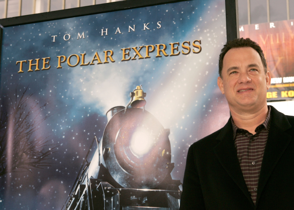 Tom Hanks arrives at the premiere of "The Polar Express" and the Grauman's Chinese Theatre in 2004.