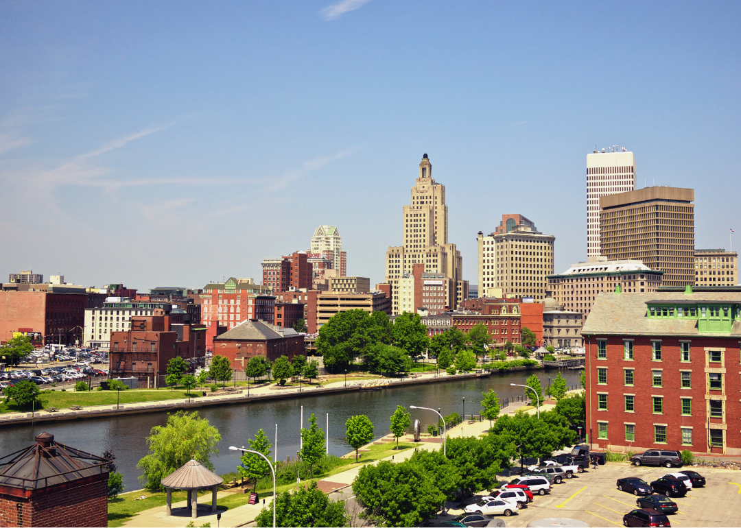 The skyline of Providence, Rhode Island