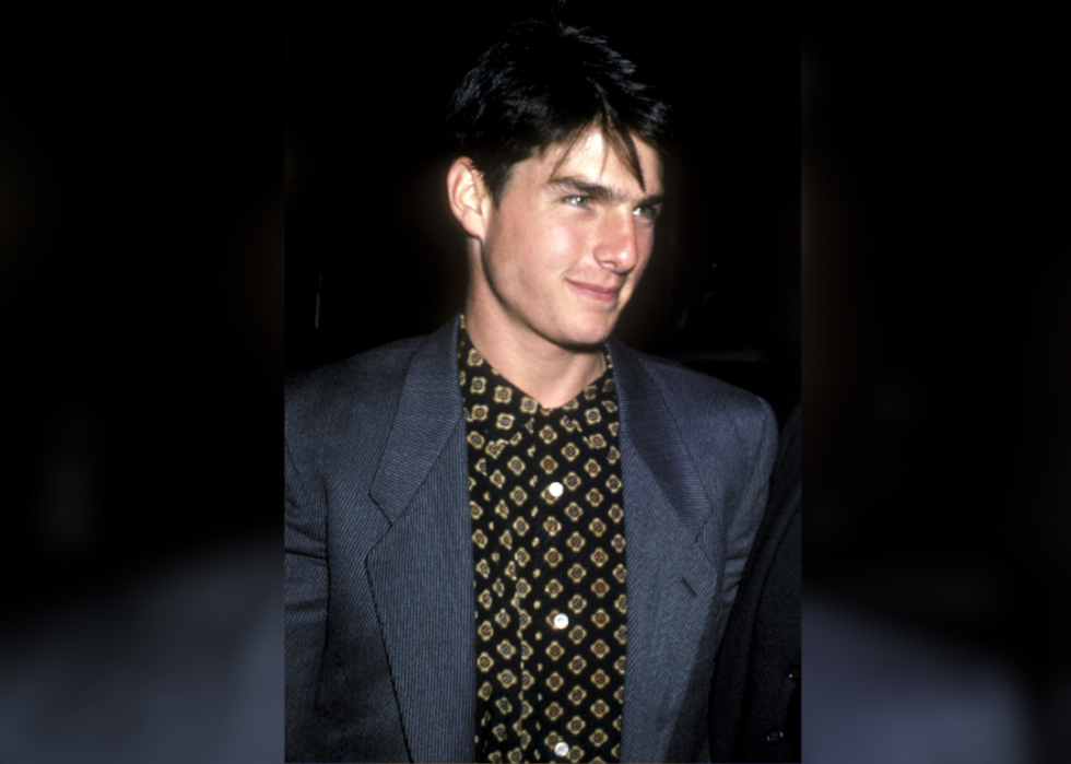 Tom Cruise attends the 'Top Gun' Premiere Party on May 12, 1986.