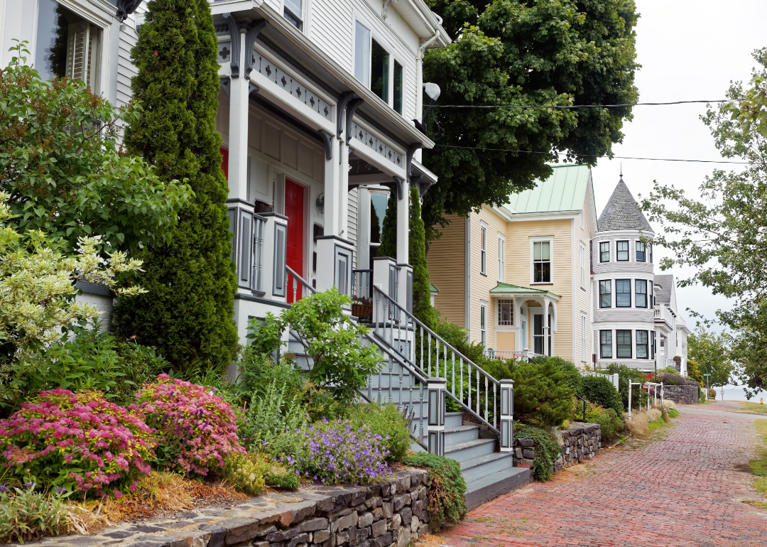 A residential neighborhood block in Portland.