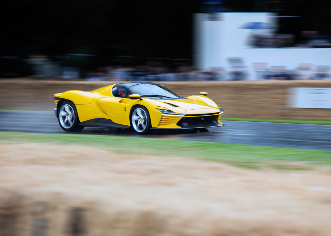 The Ferrari Daytona SP3 at Goodwood Festival of Speed 2022 on June 23, 2022, in Chichester, England.