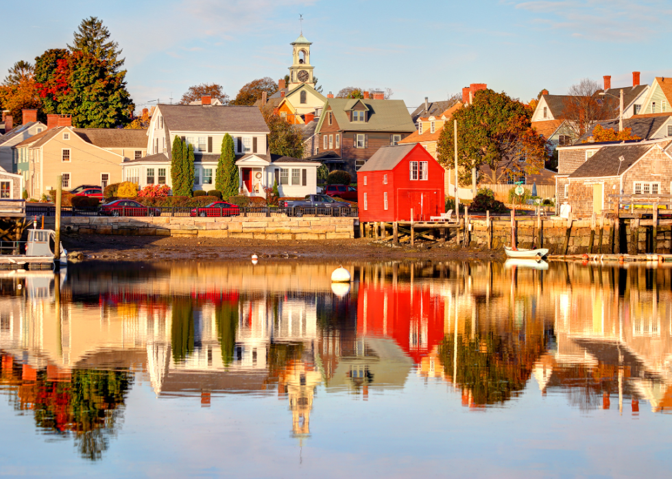 A neighborhood in Portsmouth, New Hampshire