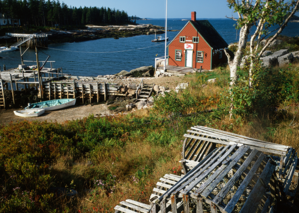 A home on the coast of Maine in 1983.