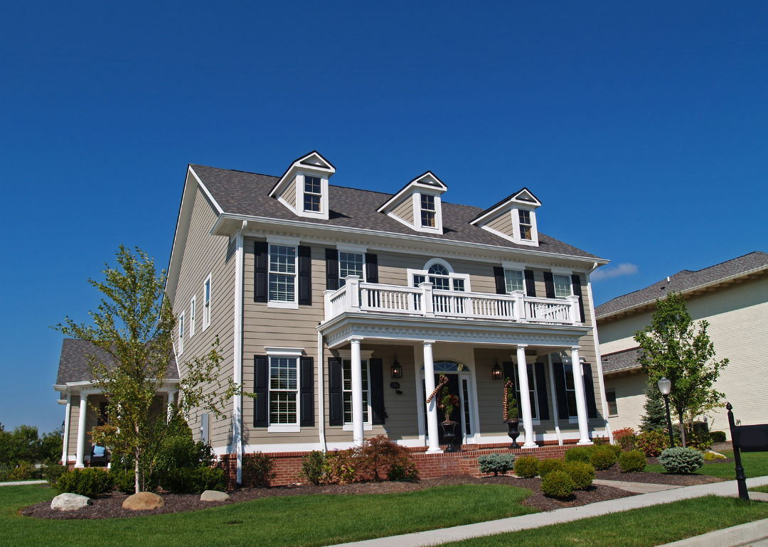 A new construction, two-story home in Carmel.