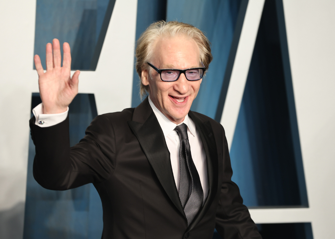 Bill Maher attending the 2022 Vanity Fair Oscar Party hosted by Radhika Jones at Wallis Annenberg Center for the Performing Arts on March 27, 2022, in Beverly Hills, California. 