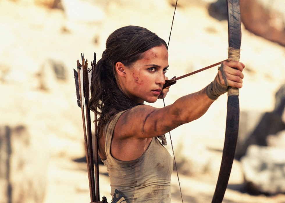 Alicia Vikander (Lara Croft) in Tomb Raider