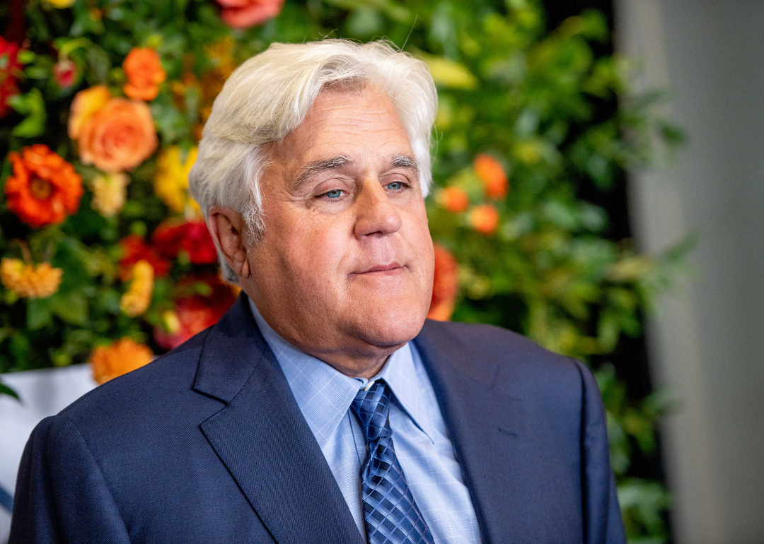 Jay Leno attending the 20th Anniversary Hudson River Park gala at Hudson River Park's Pier 62 on October 11, 2018, in New York City.