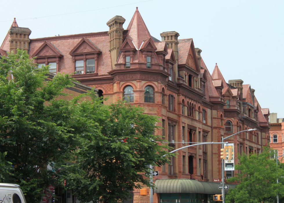 The Bedford Stuyvesant section of Brooklyn, NY