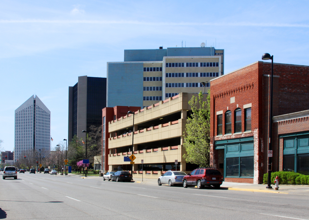 A street-level view of Wichita.