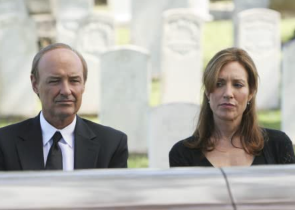 Katey Sagal and Terry O'Quinn in Lost, Season 2, Episode 17