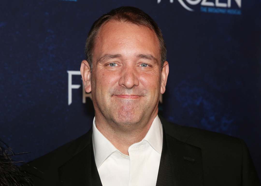 Trey Parker posing at the opening night after party for Disney's new hit musical "Frozen" on Broadway at Terminal 5 on March 22, 2018, in New York City.