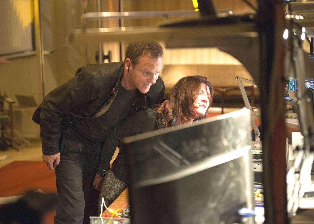 Kiefer Sutherland and Michelle Fairley in 24: Live Another Day