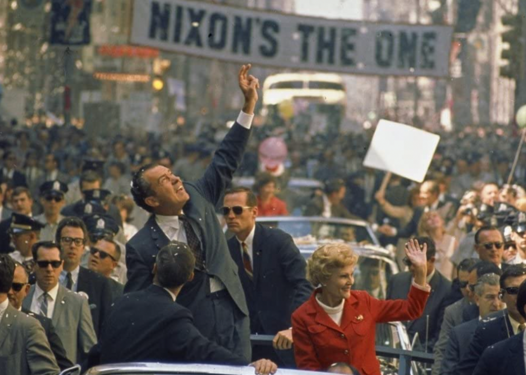 Pat Nixon and Richard Nixon in The Untold History of the United States