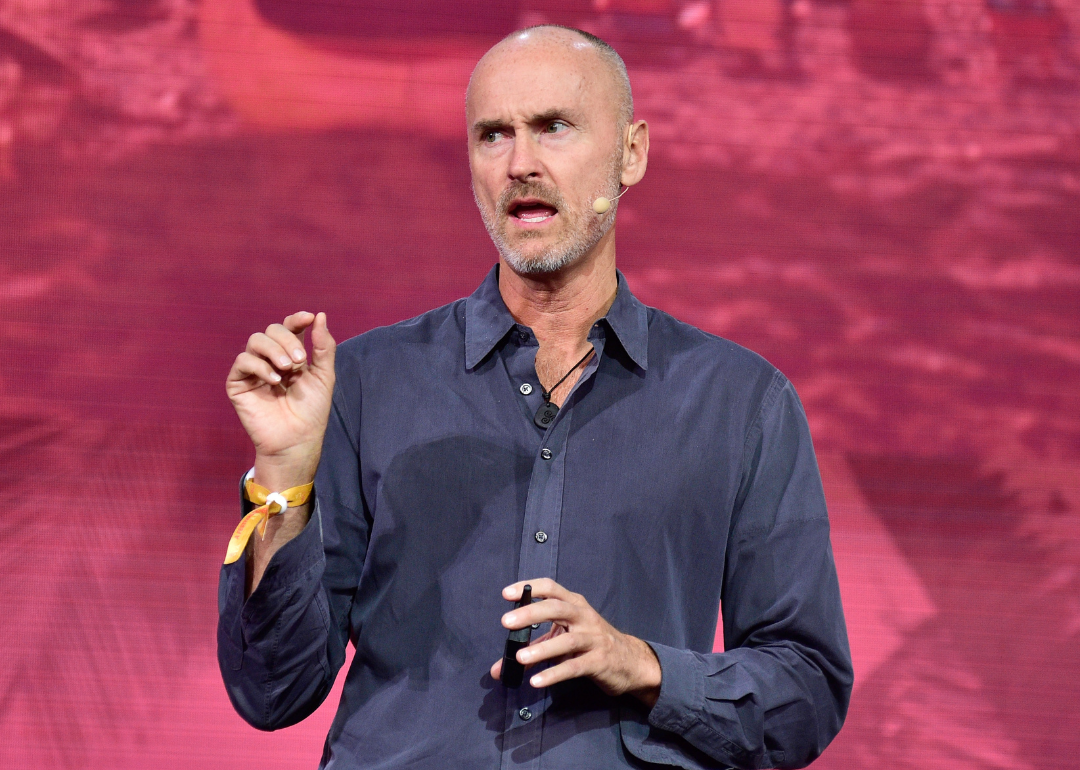 Head of Global Hospitality & Strategy, Airbnb, Chip Conley speaking onstage.