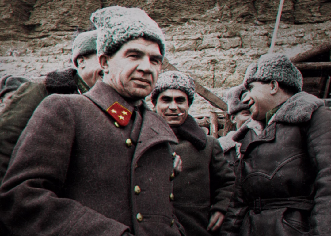 Vasiliy Chuikov in Greatest Events of WWII in Colour
