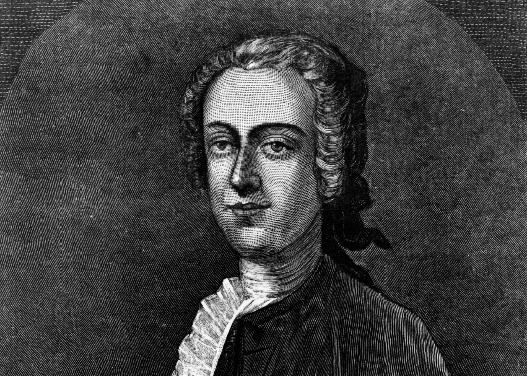 A portrait of Thomas Hutchinson. 