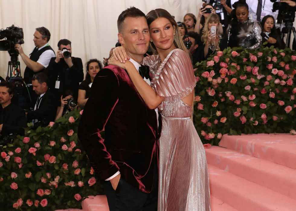 Gisele Bundchen and Tom Brady attending the 2019 Met Gala "Camp: Notes on Fashion" at The Metropolitan Museum of Art