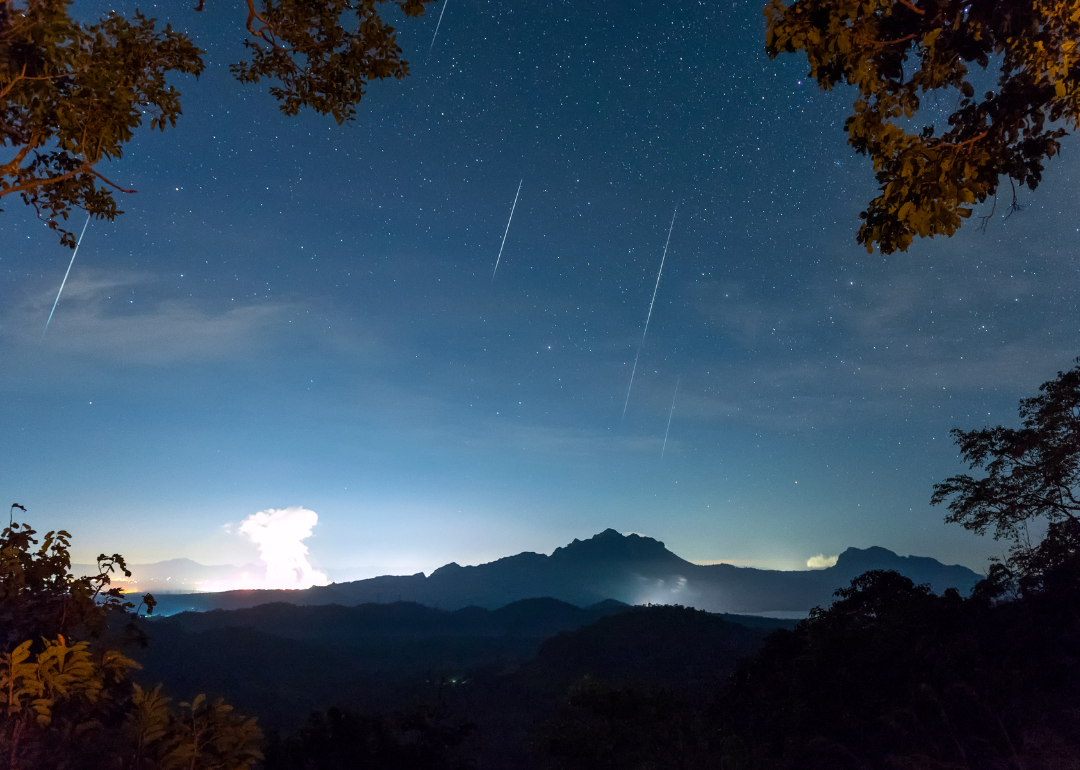 The Geminids meteor shower as seen in Thailand.