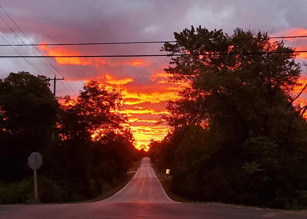 Sunrise in Mequon.