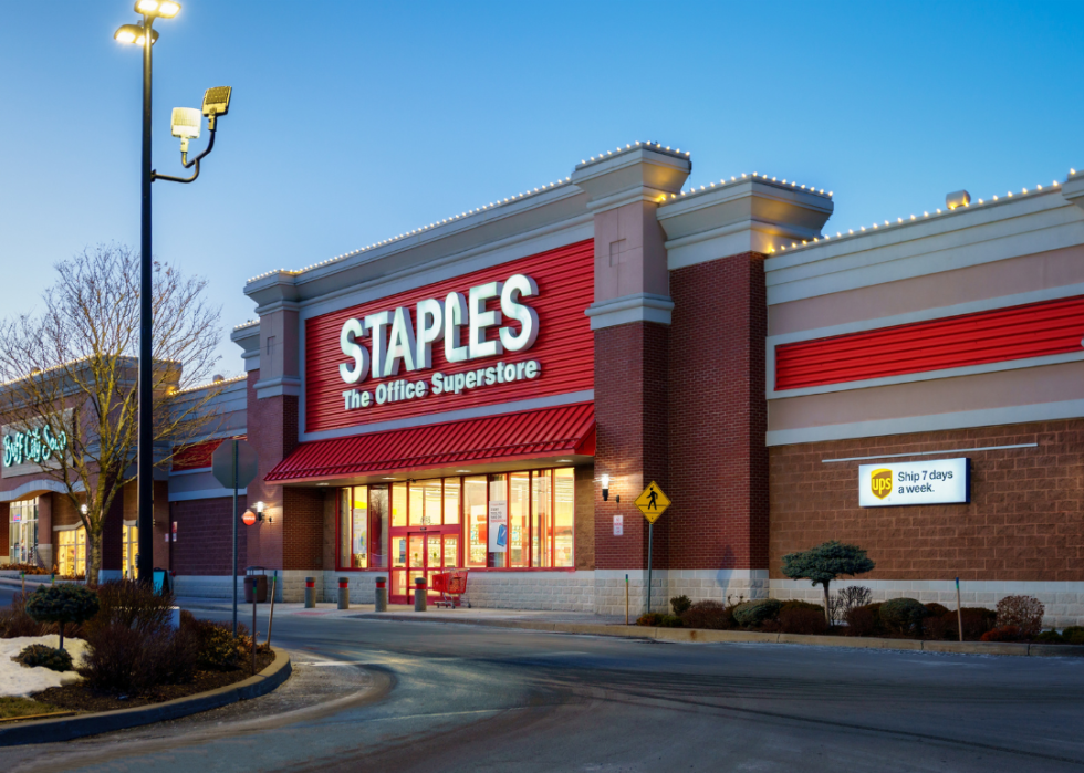 A staples location