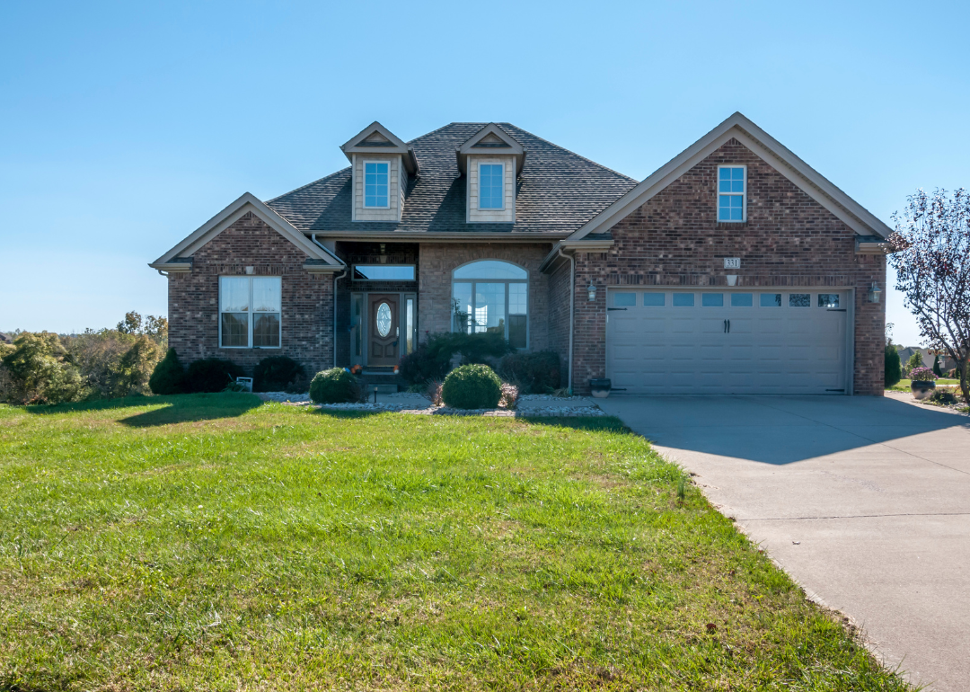 A brick Kentucky home in 2013.