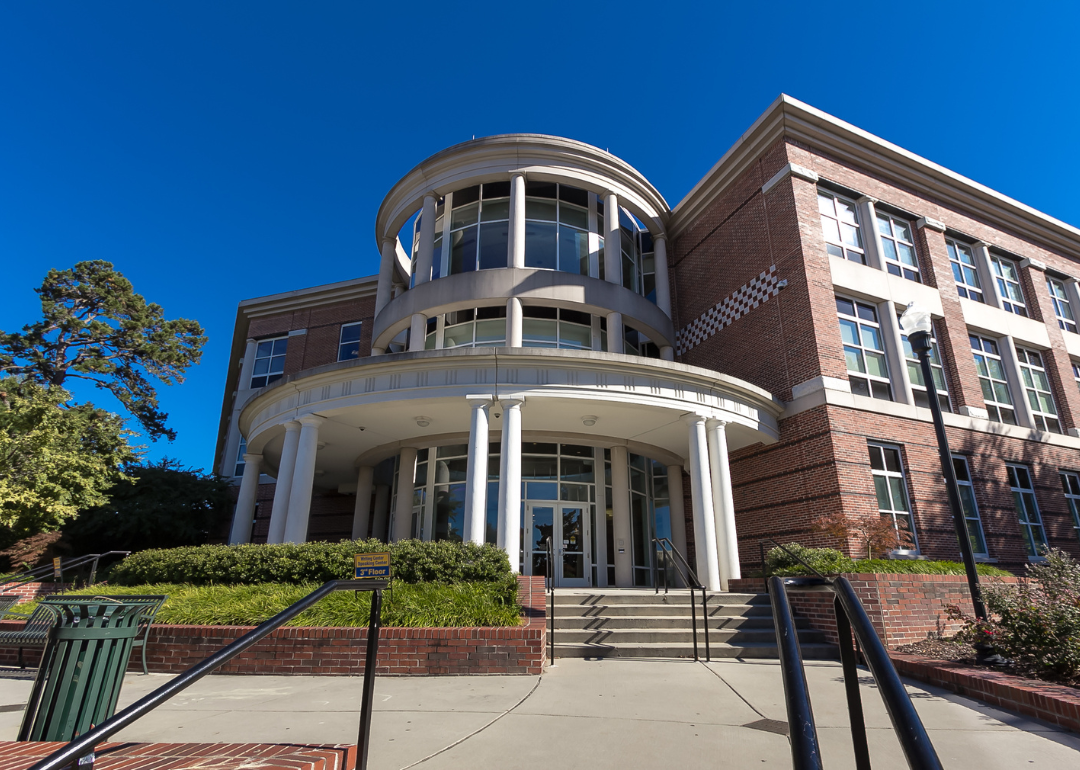 Moore Humanities & Research Administration Building, built in 2006, at the University of North Carolina.