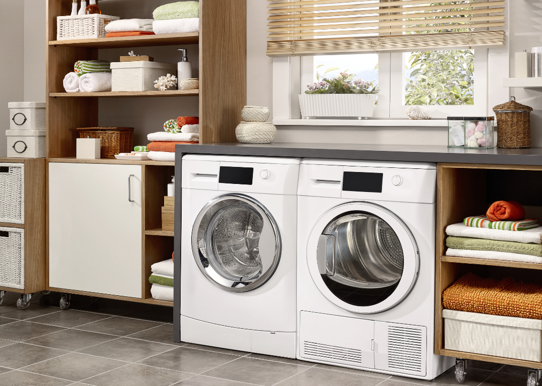 A new washer and dryer