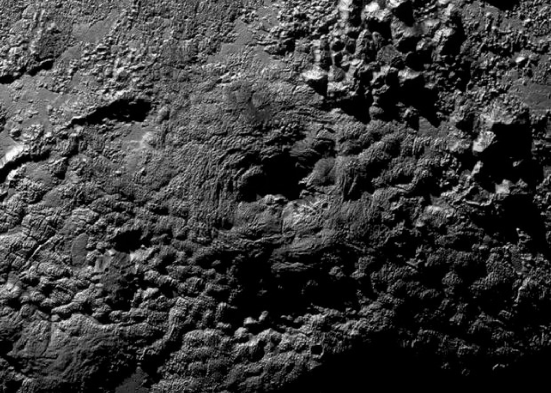 A potential ice volcano on Pluto.