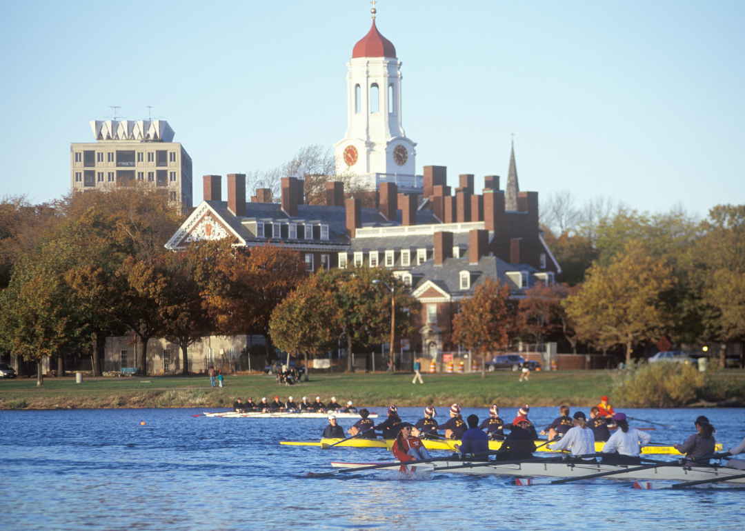 The Charles Regatta in Cambridge, Massachusett, 1993.