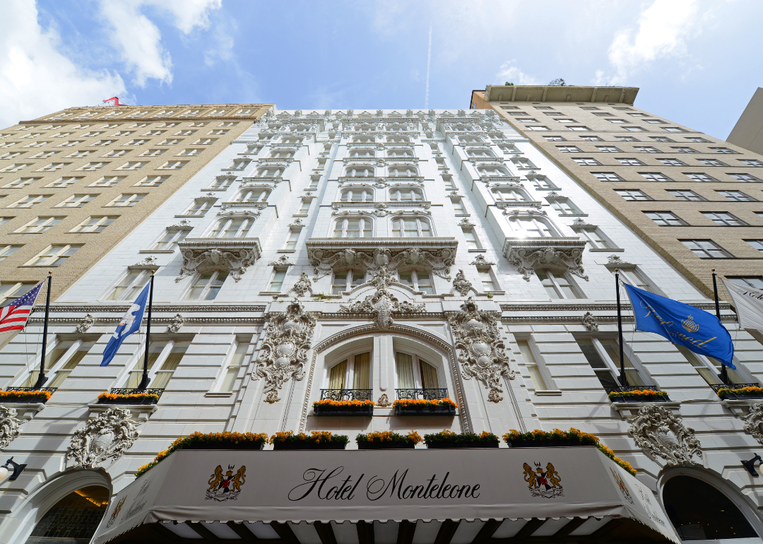 Hotel Monteleone on 214 Royal Street in the French Quarter in New Orleans.