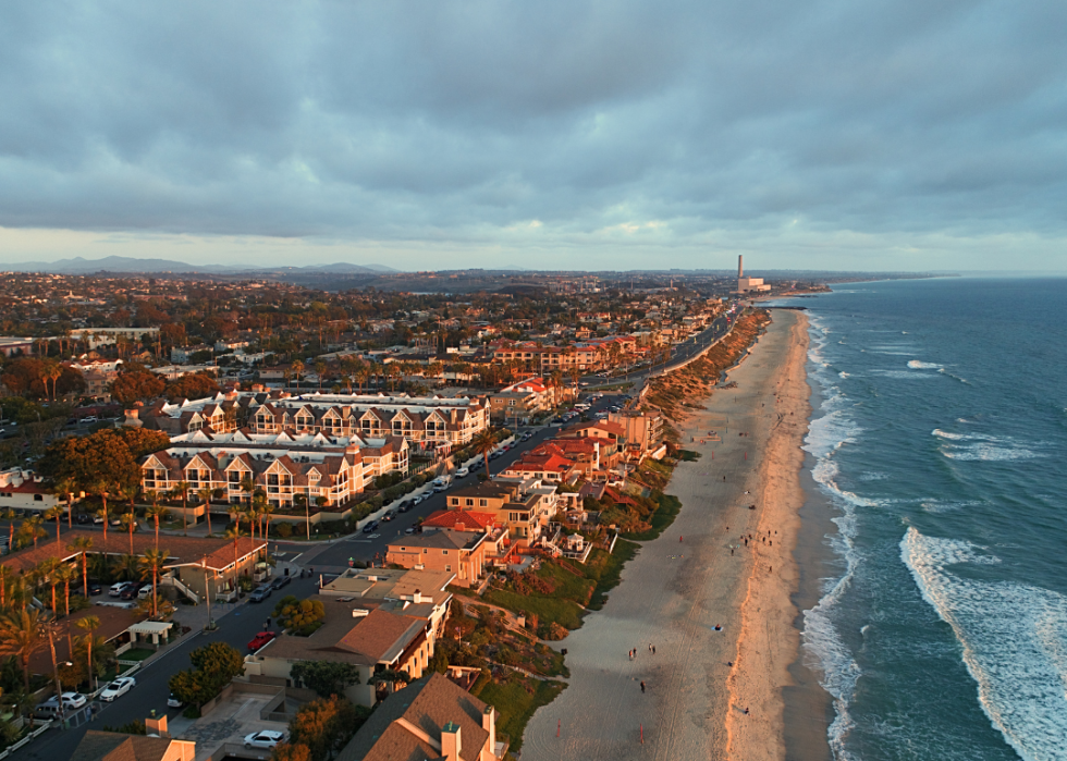 Carlsbad village and miles of beach