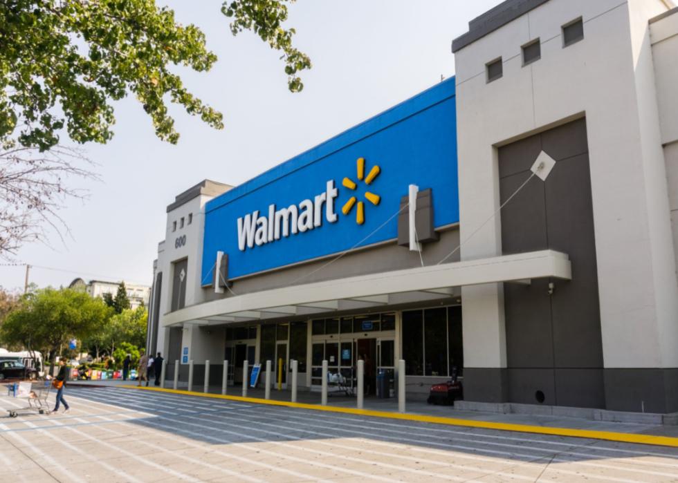 A Walmart store on a sunny day in San Francisco